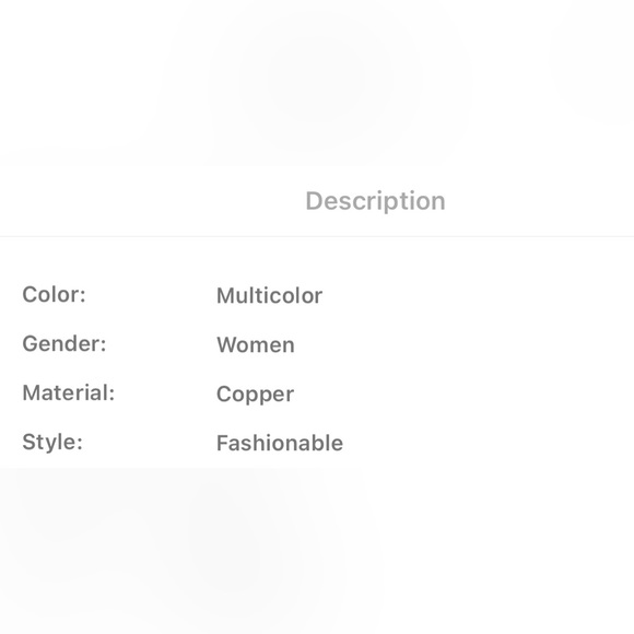 Random Color Cubic Zirconia Cross Charm Necklace - Picture 4 of 4